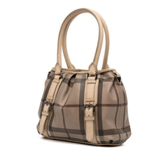 Smoke Check Coated Canvas Northfield Satchel