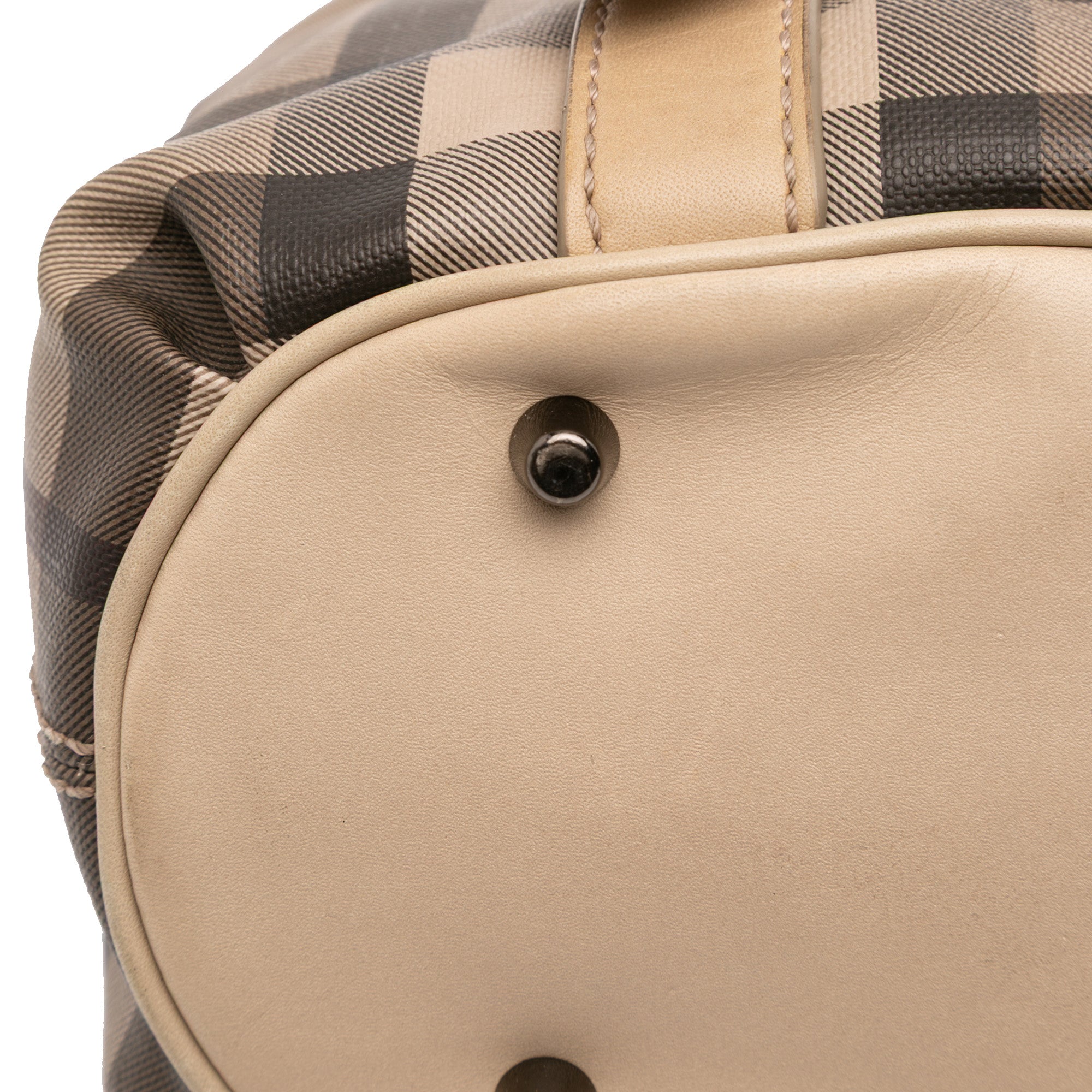 Smoke Check Coated Canvas Northfield Satchel