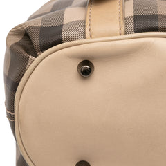 Smoke Check Coated Canvas Northfield Satchel