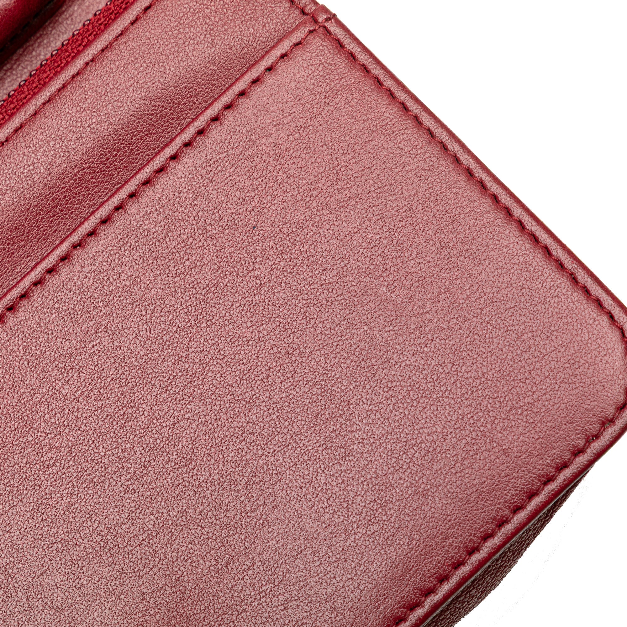 Quilted Caviar Boy Wallet on Chain