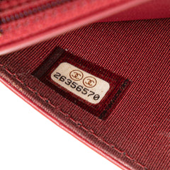 Quilted Caviar Boy Wallet on Chain
