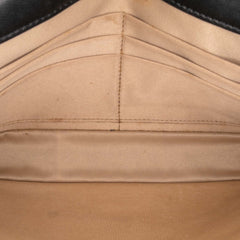 Lambskin Camellia Embossed Wallet On Chain