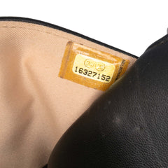 Lambskin Camellia Embossed Wallet On Chain
