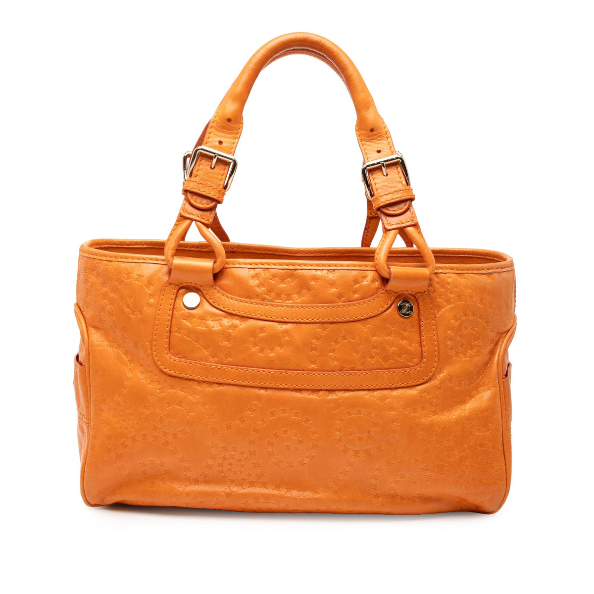 Spiraling Macadam Embossed Leather Boogie Handbag