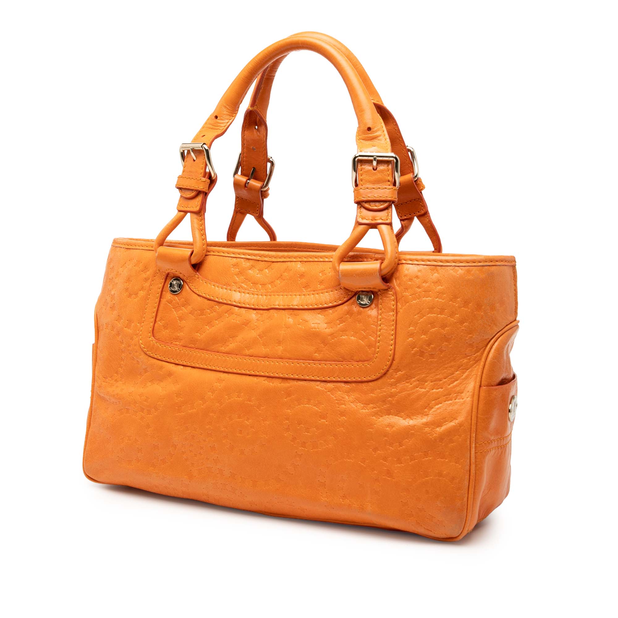 Spiraling Macadam Embossed Leather Boogie Handbag