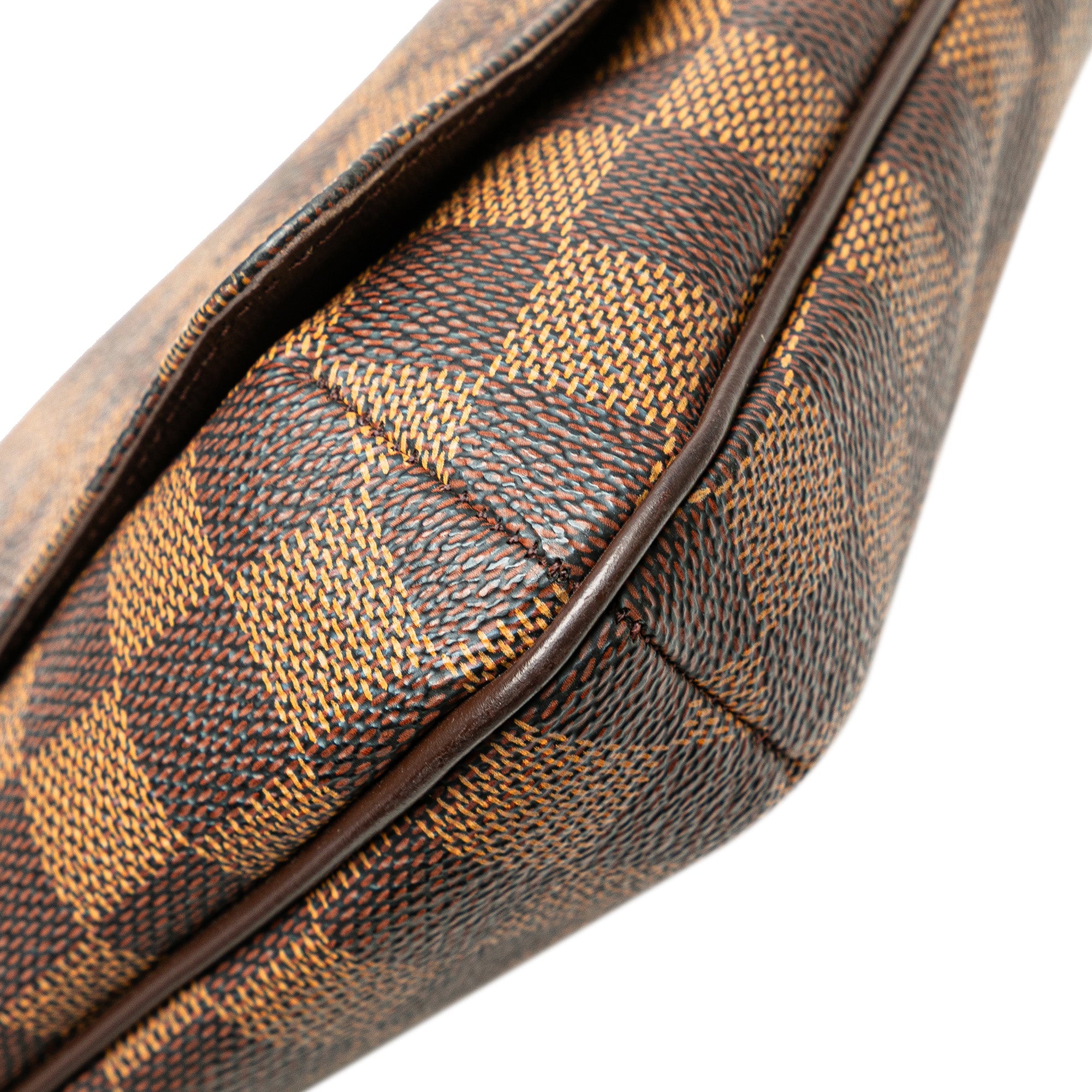 Damier Ebene Musette Tango Long Strap