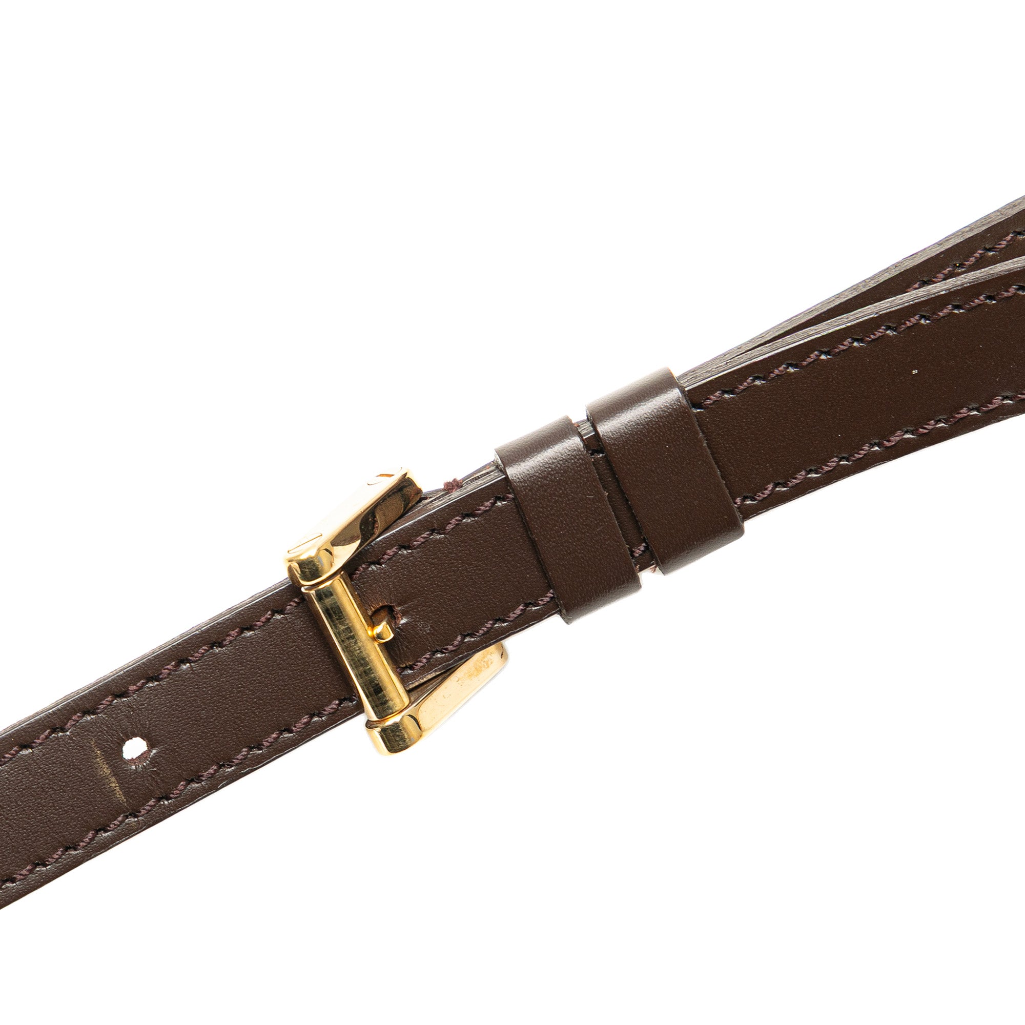 Damier Ebene Musette Tango Long Strap