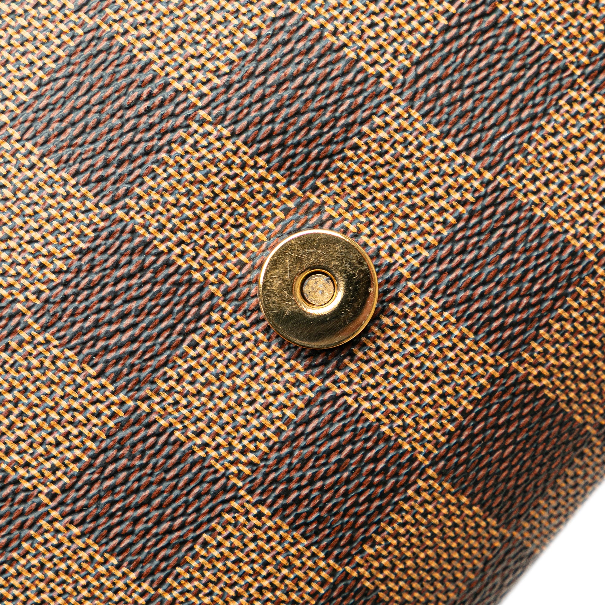 Damier Ebene Musette Tango Long Strap