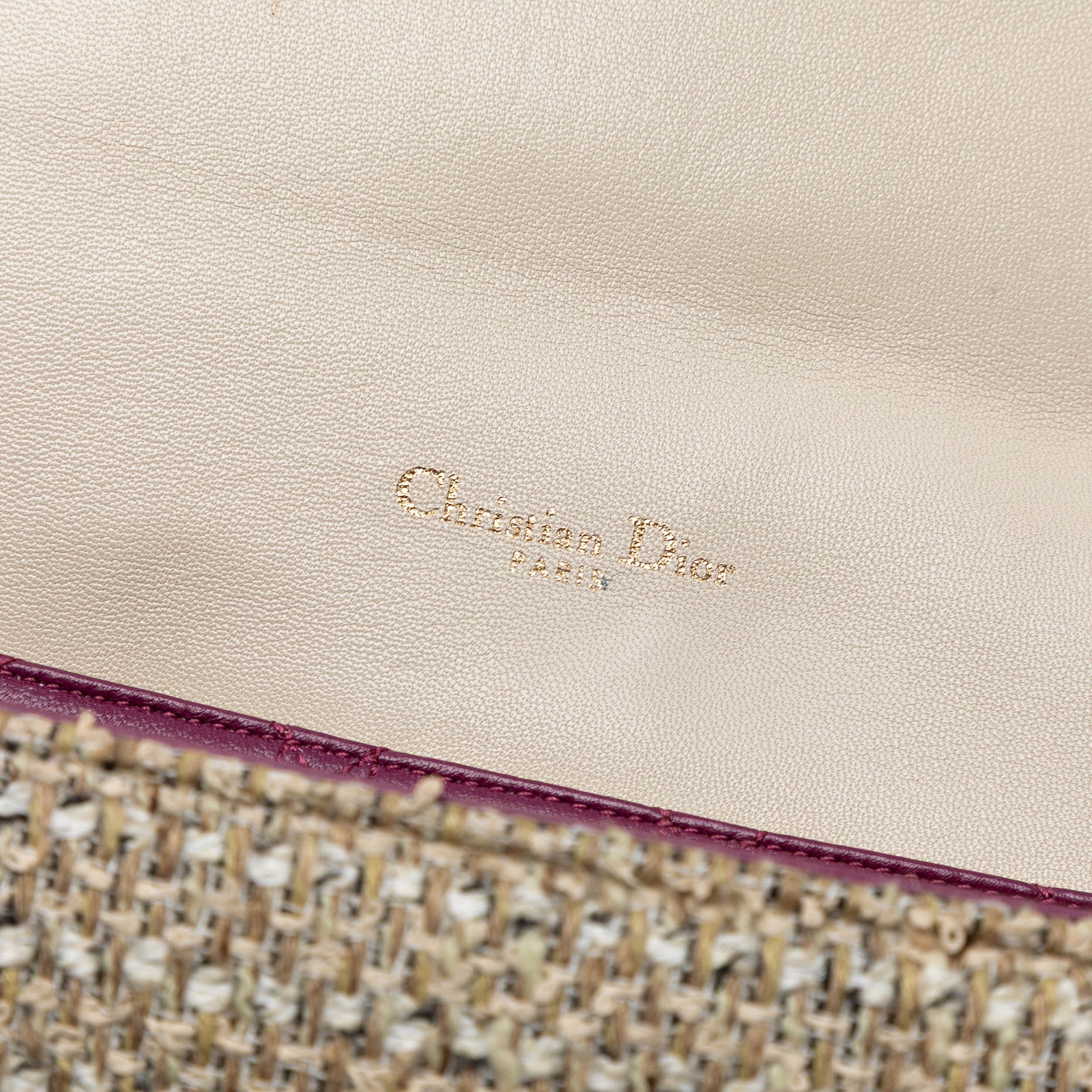 New Rock Tweed and Rhinestones Chain Shoulder Bag