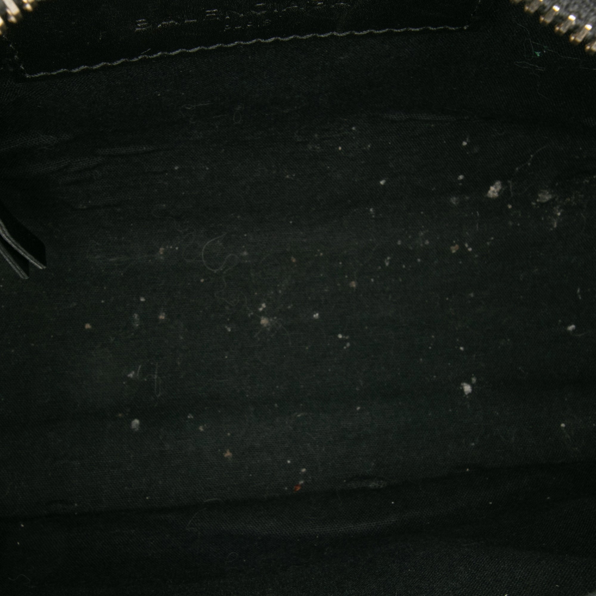 Mini Embossed Calfskin Motocross Classic City Satchel