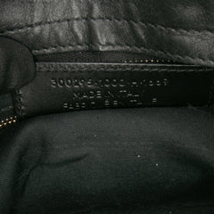Mini Embossed Calfskin Motocross Classic City Satchel