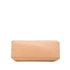 Large Leather Bamboo Daily Satchel