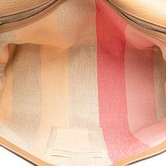 Large Leather Bamboo Daily Satchel
