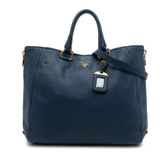 Vitello Daino Side Zip Convertible Tote