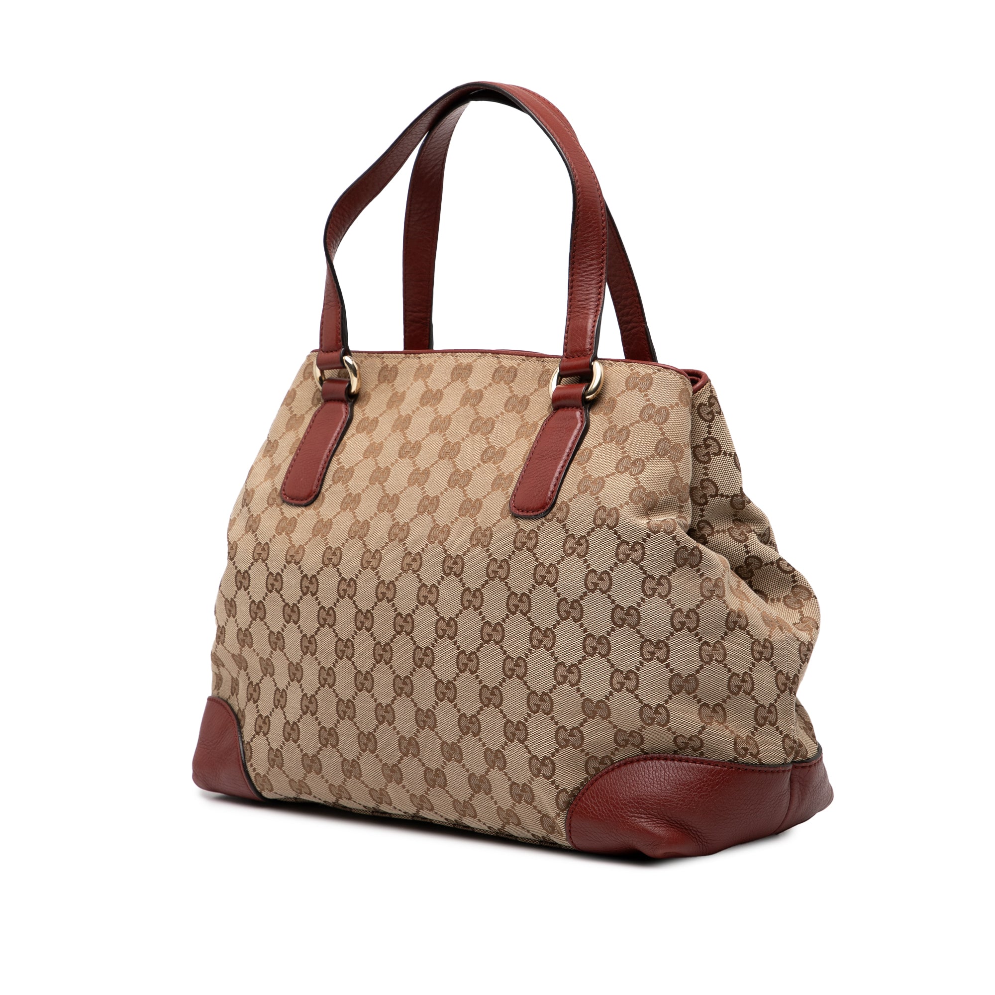 Medium GG Canvas Web Dressage Tote