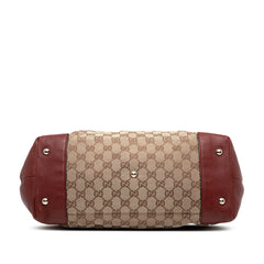 Medium GG Canvas Web Dressage Tote