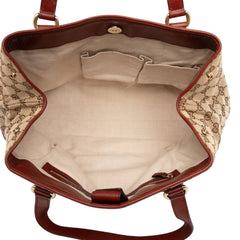 Medium GG Canvas Web Dressage Tote