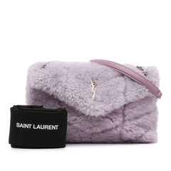 Small Shearling Loulou Puffer Shoulder Bag