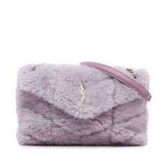 Small Shearling Loulou Puffer Shoulder Bag
