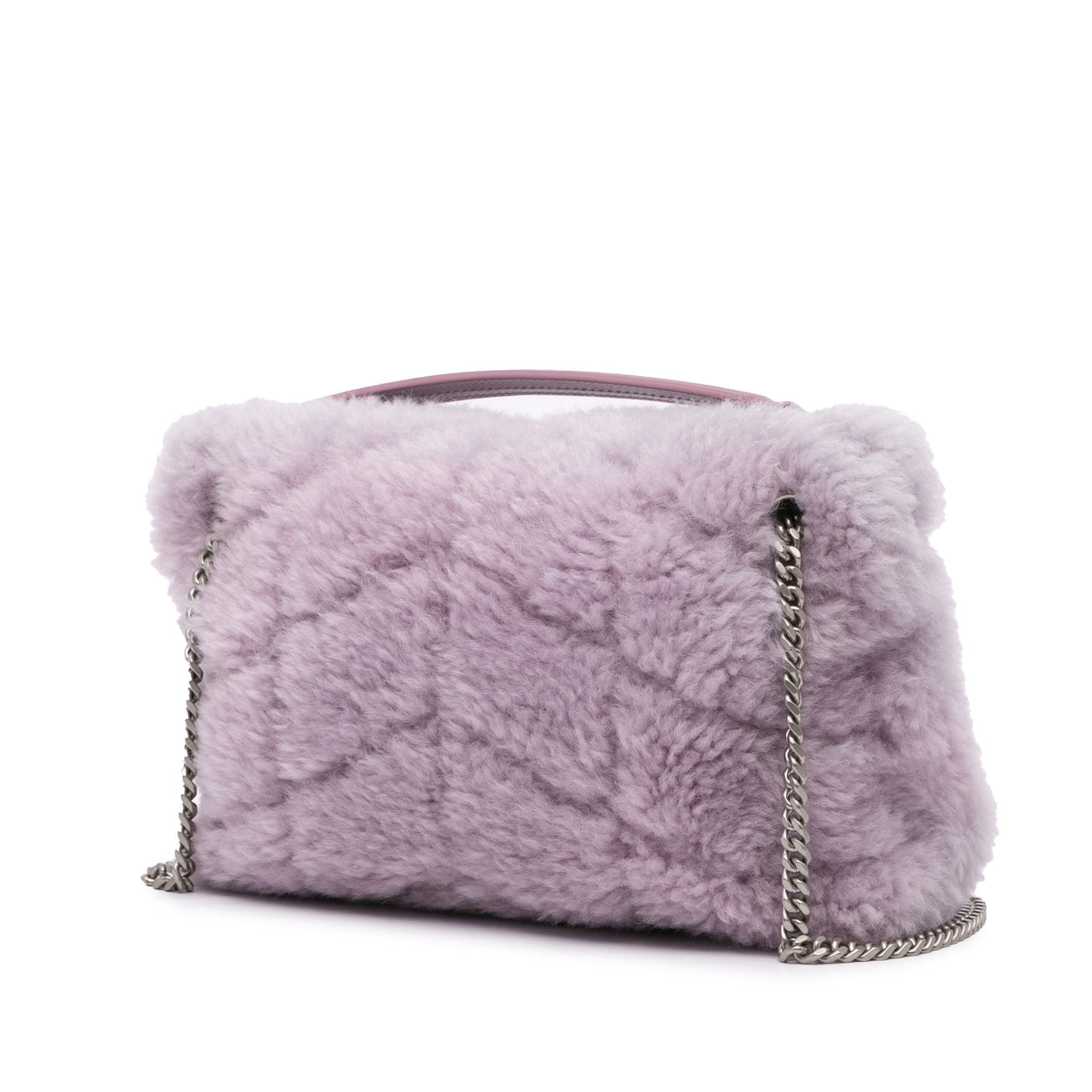 Small Shearling Loulou Puffer Shoulder Bag