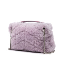 Small Shearling Loulou Puffer Shoulder Bag