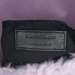 Small Shearling Loulou Puffer Shoulder Bag