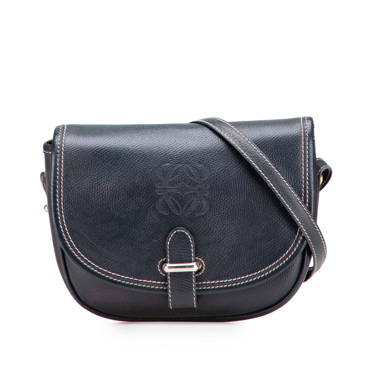 Leather Anagram Crossbody