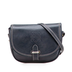 Leather Anagram Crossbody