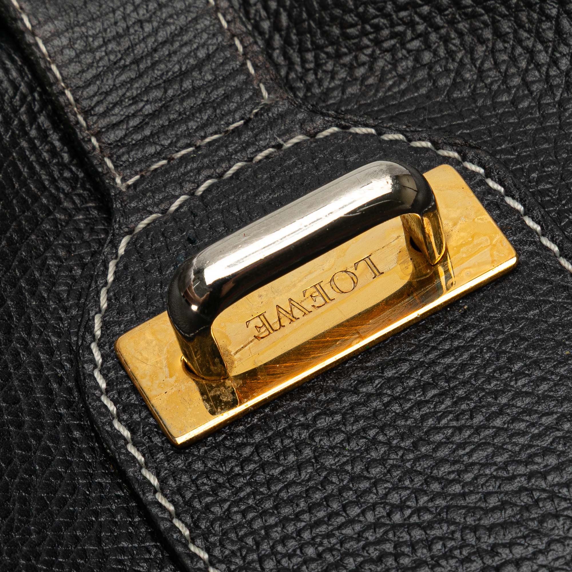 Leather Anagram Crossbody