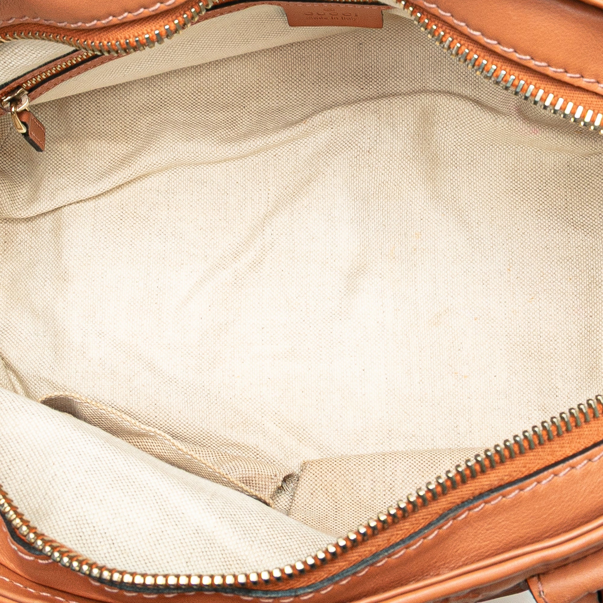 Guccissima Heart Bit Satchel