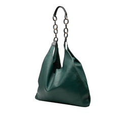 Soft Leather Wrapped Chain Shopper Hobo