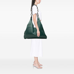 Soft Leather Wrapped Chain Shopper Hobo