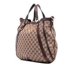 GG Canvas Abbey D Ring Convertible Satchel