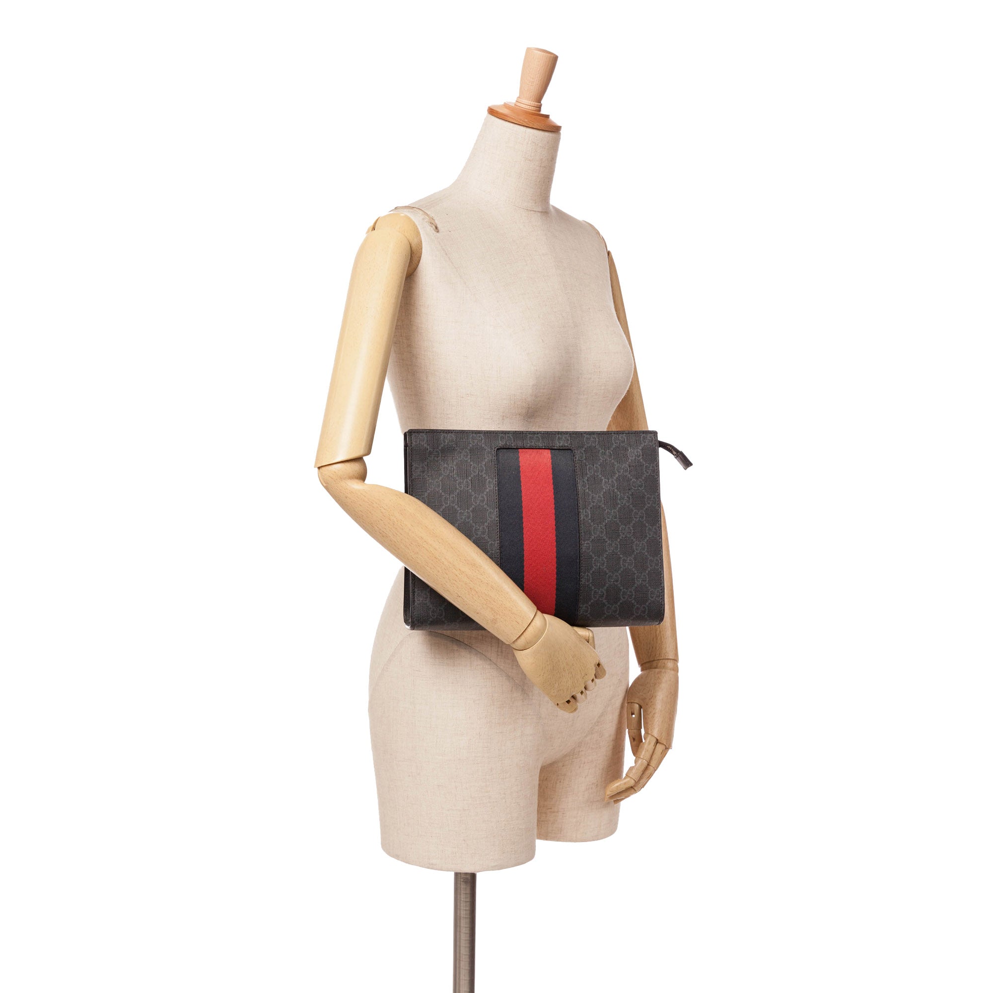 GG Supreme Web Clutch