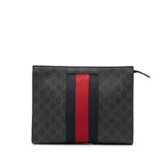 GG Supreme Web Clutch