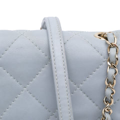 Mini Calfskin Chain Around Flap