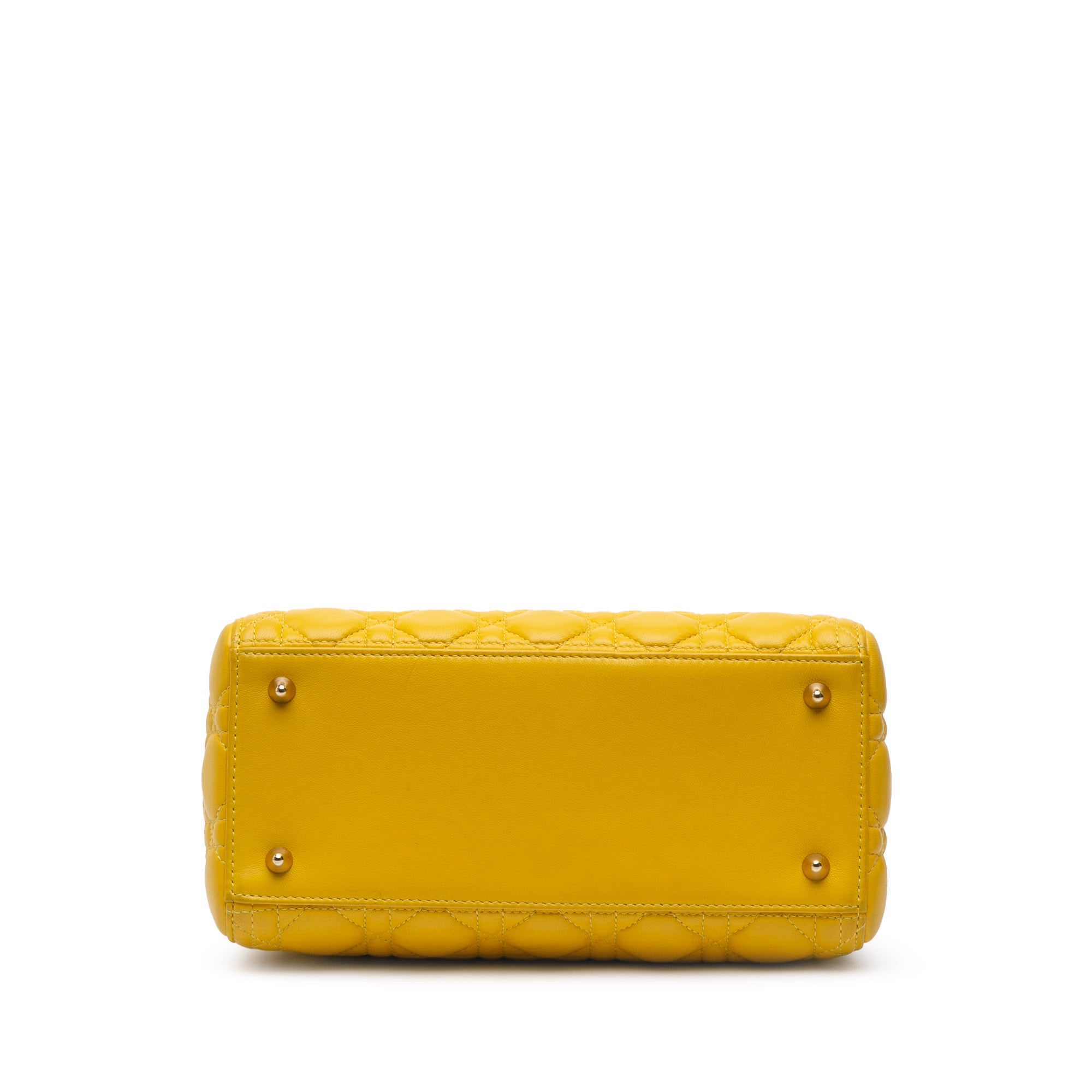 Medium Lambskin Cannage Lady Dior