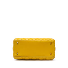 Medium Lambskin Cannage Lady Dior