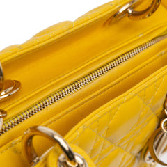 Medium Lambskin Cannage Lady Dior