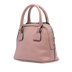 Mini Leather GG Charm Dome Satchel