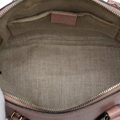 Mini Leather GG Charm Dome Satchel