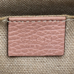 Mini Leather GG Charm Dome Satchel