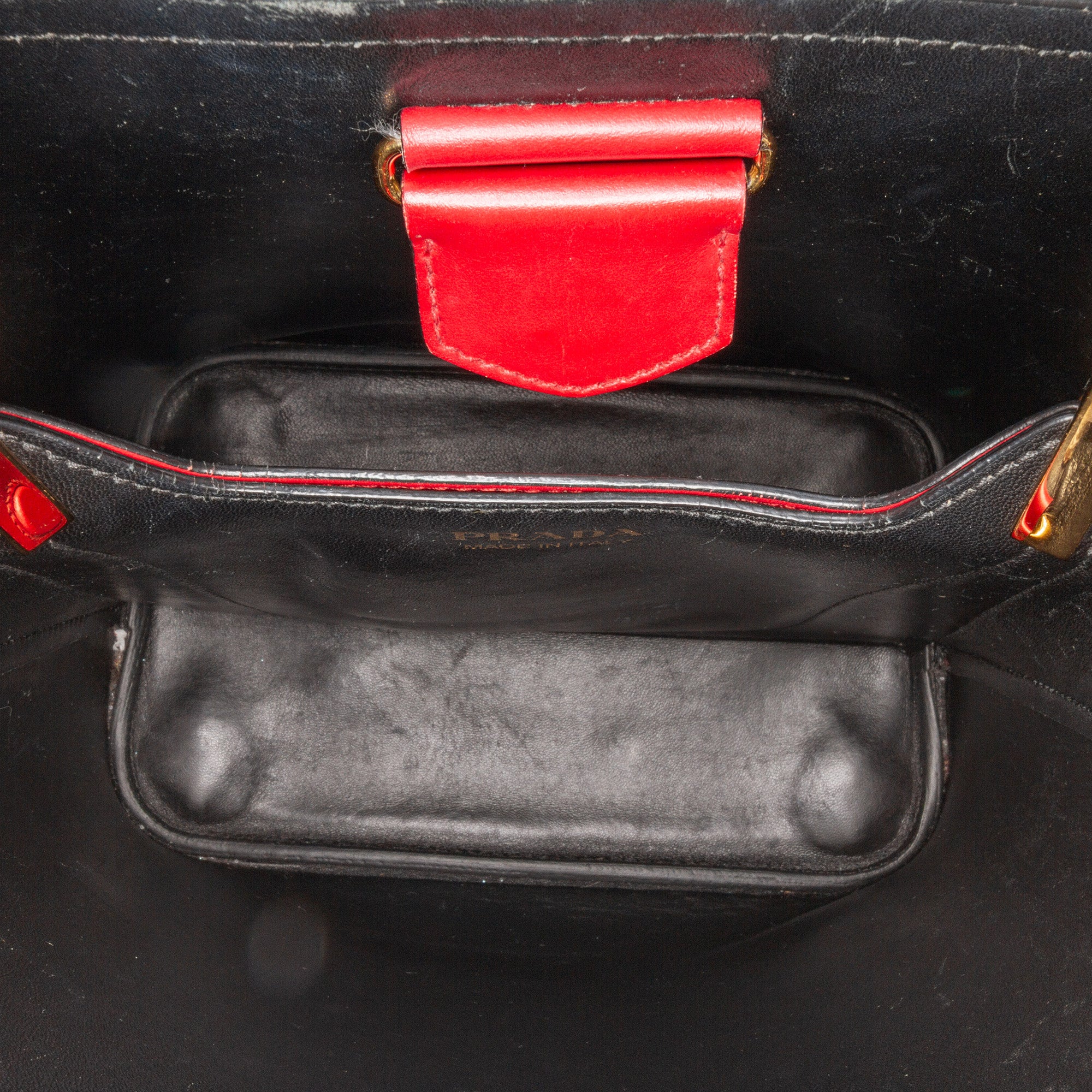 Medium Saffiano Cuir Panier