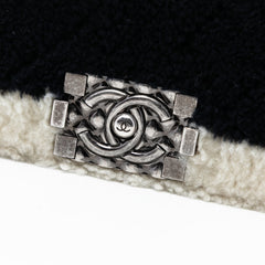 Old Medium Bicolor Shearling Boy Flap