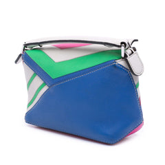 Mini Calfskin Zigzag Puzzle Edge Satchel