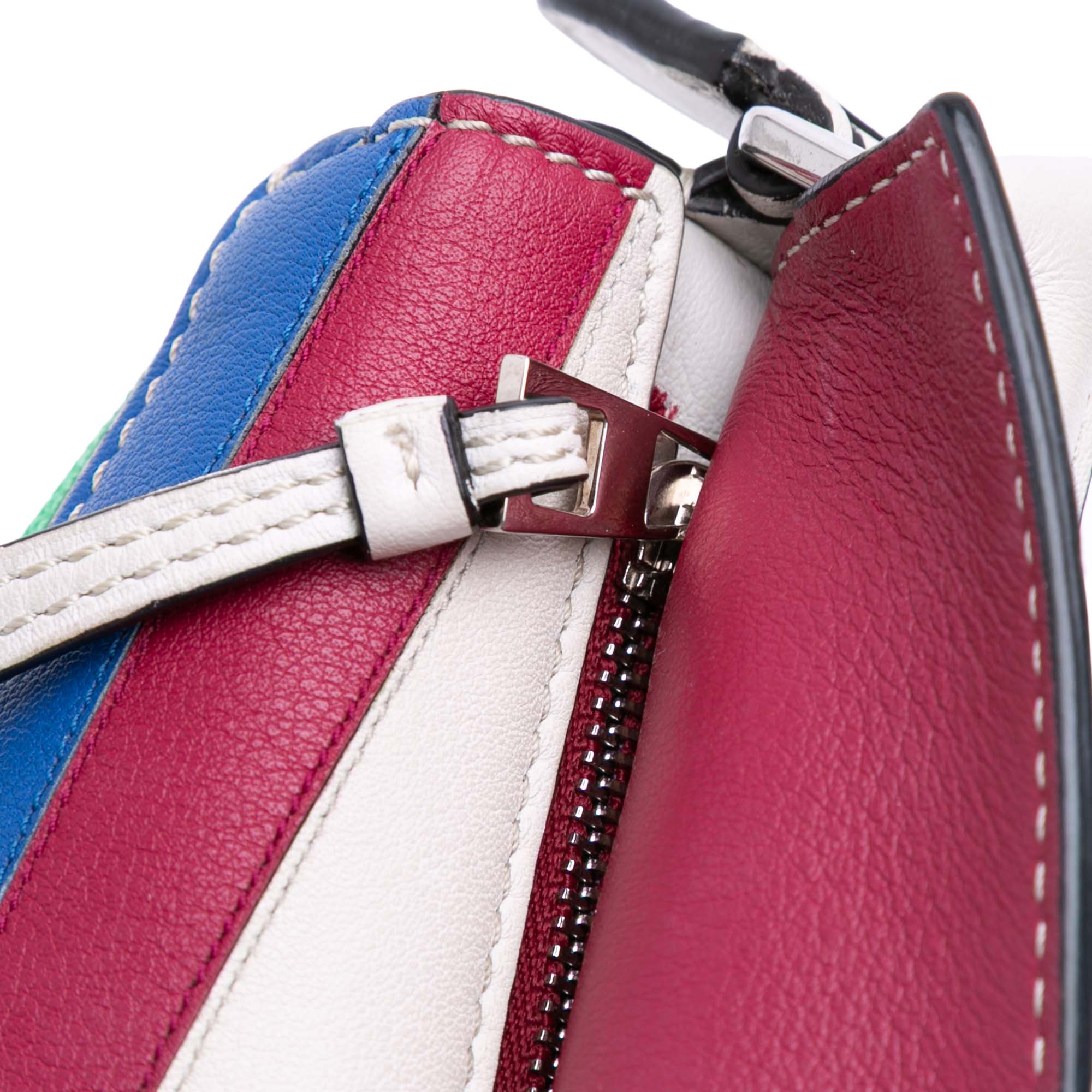 Mini Calfskin Zigzag Puzzle Edge Satchel