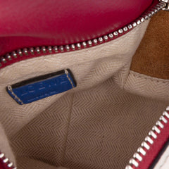 Mini Calfskin Zigzag Puzzle Edge Satchel