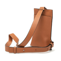 Soft Grained Calfskin Vertical T Pocket Crossbody