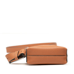 Soft Grained Calfskin Vertical T Pocket Crossbody