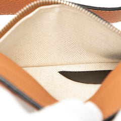 Soft Grained Calfskin Vertical T Pocket Crossbody